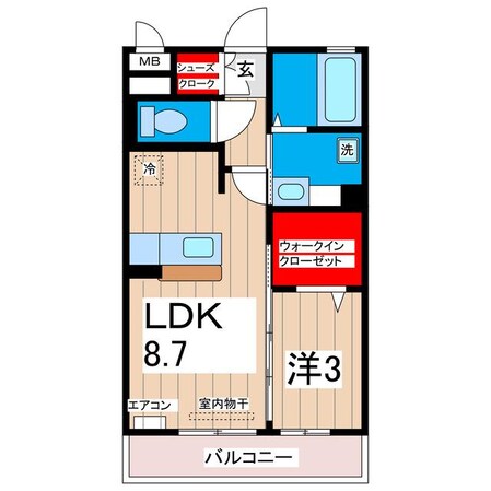 フォアールの物件間取画像